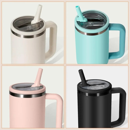 40oz Flip Straw Leak Proof Lid for Stanley H2.0 Quencher. - Maison Novaire #