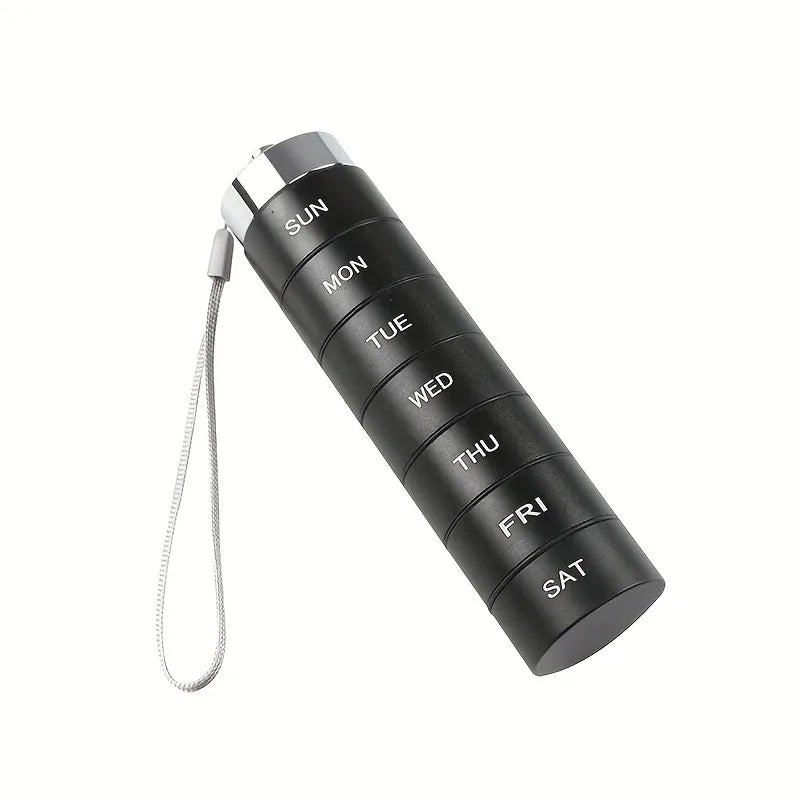 7- Day Metal Pill Organizers Suitable for The Elderly and Travellers. - BLAKESTORE-NG