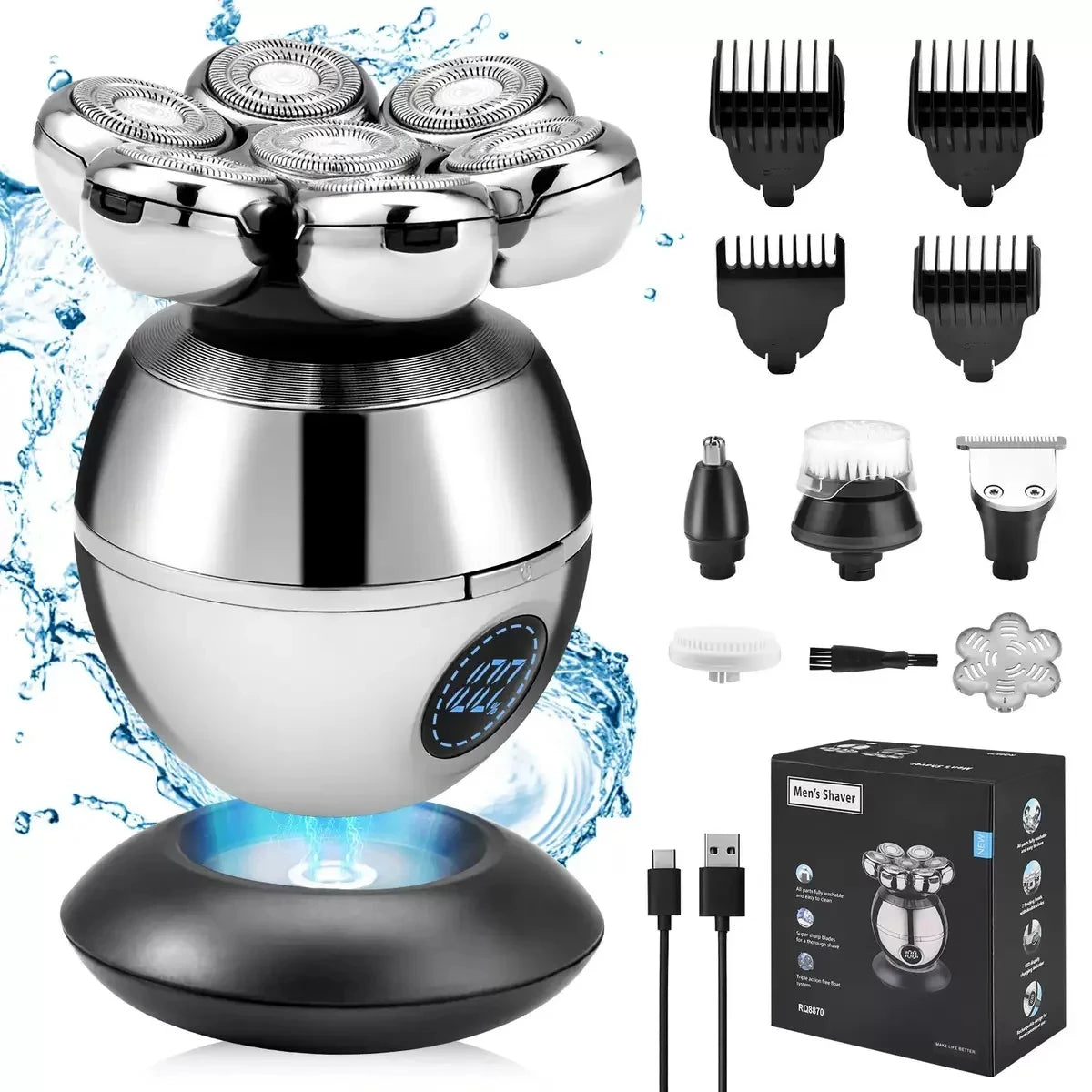 7D Floating Head Electric Shaver - Maison Novaire