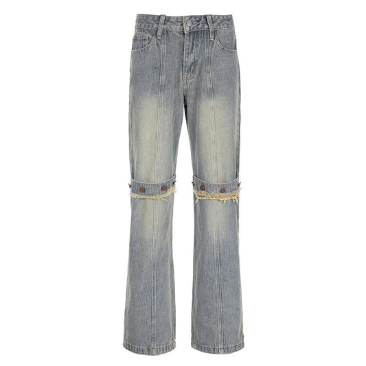 Baggy Streetwear Denim Jeans – Relaxed Fit Trend - Maison Novaire