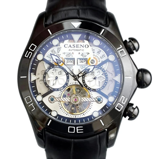 CASENO Large dial Mechanical watch -58284G - Maison Novaire