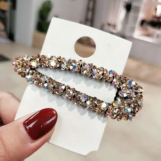 Colored Diamond Luxurious Hollow Hair Clip Hair Accessories For Women - BLAKESTORE-NG
