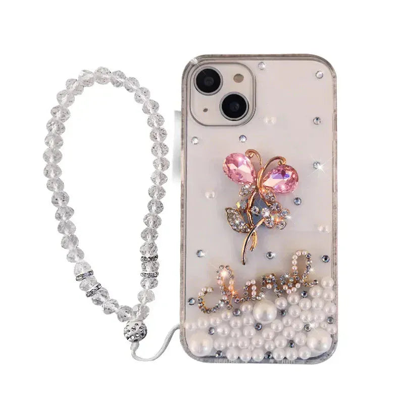 Diamond Rhinestone Flower Case Cover For Iphone series. - BLAKESTORE-NG