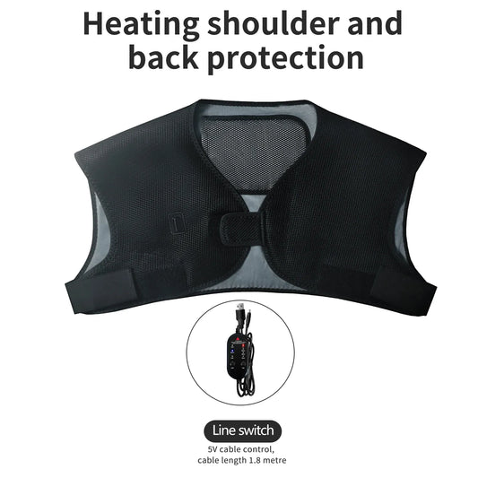 Electric Heating Shoulder Massager – Infrared Therapy & Muscle Relaxation - BLAKESTORE-NG