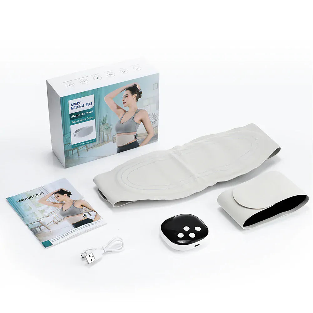 Electric Waist Massager Lower Back Toning Belt – Vibration & Hot Compress - BLAKESTORE-NG