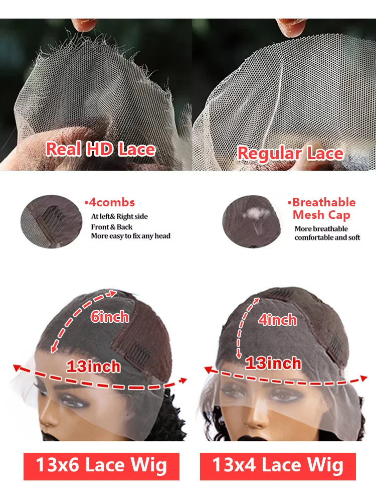 Glueless Wig Human Hair Body Wave Lace Frontal. - Maison Novaire #