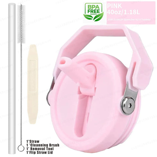 Leakproof Flip Straw With Brush & Removal Tool. - Maison Novaire