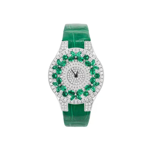 Luxury Colorful Women’s Quartz Watch | Elegant Jewel Bracelet Timepiece - BLAKESTORE-NG