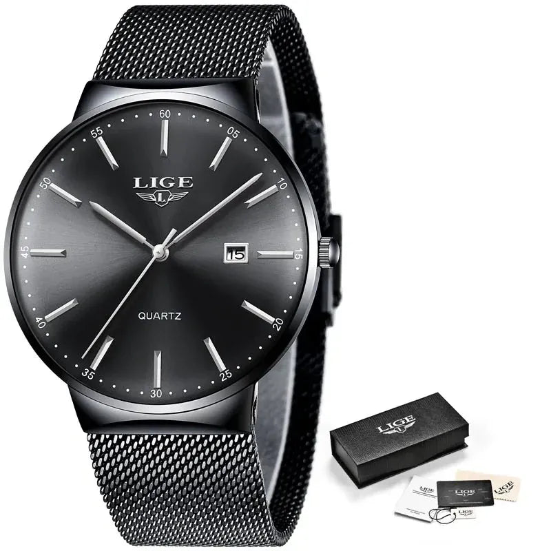 Luxury Women’s Watch | Ultra-Thin Steel Mesh Quartz Waterproof - Maison Novaire