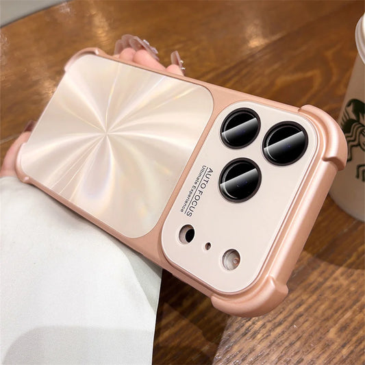 Maison Novaire Glitter Aurora Phone Case for iPhone 17 Pro | Full Lens Protection Frosted Bumper Cover - Maison Novaire