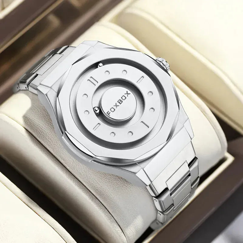 Men's Stainless Steel Quartz Watch. - BLAKESTORE-NG