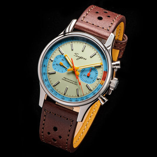 Pilot Mens Sapphire watch. - Maison Novaire