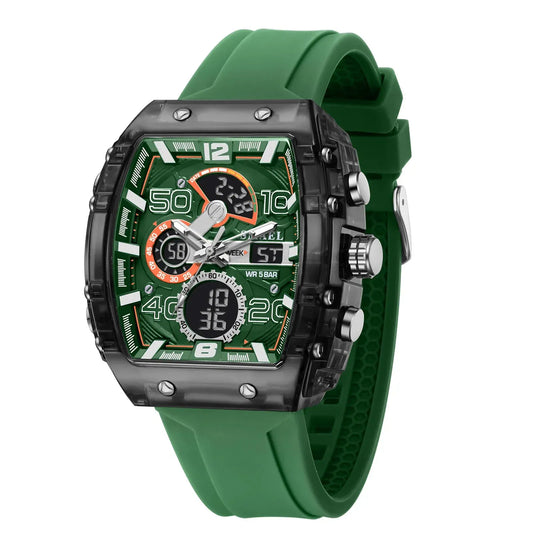 SMAEL 8109 Men’s Electronic Watch | Dual Display Waterproof Luminous - BLAKESTORE-NG