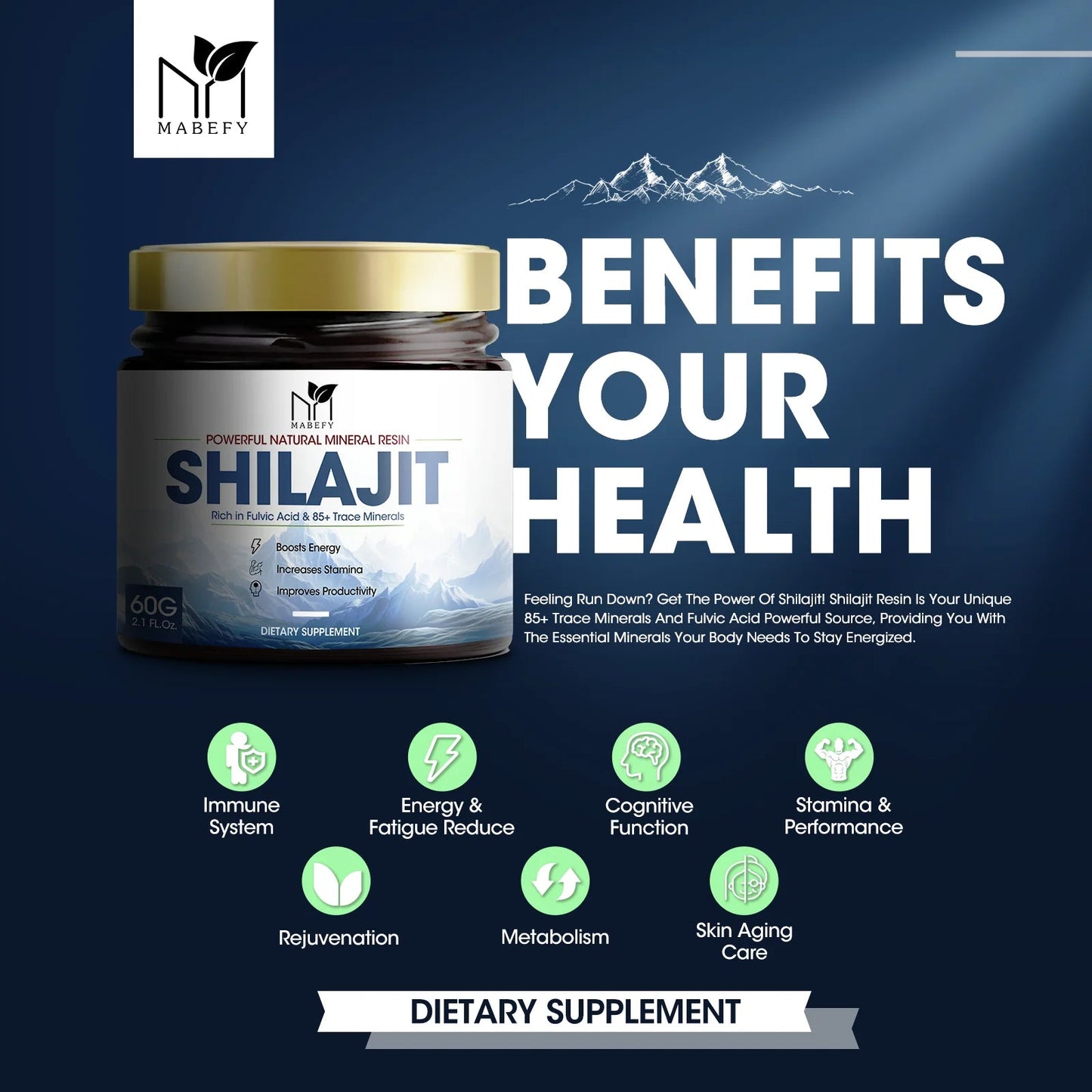 Shilajit Pure Himalayan Organic Resin For Energy. - BLAKESTORE-NG