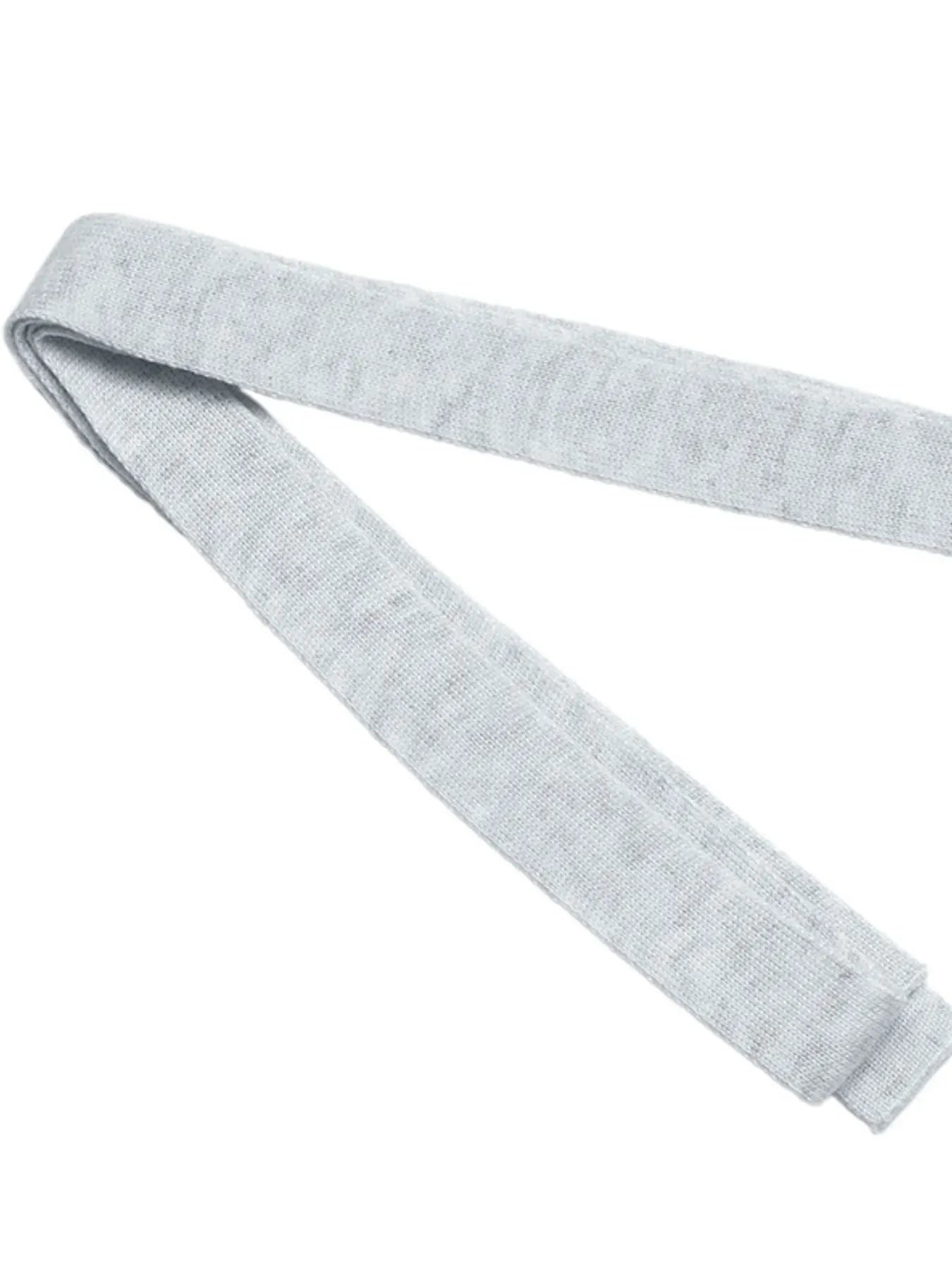 Striped Trim Tie Waist Sweater Dress - BLAKESTORE-NG