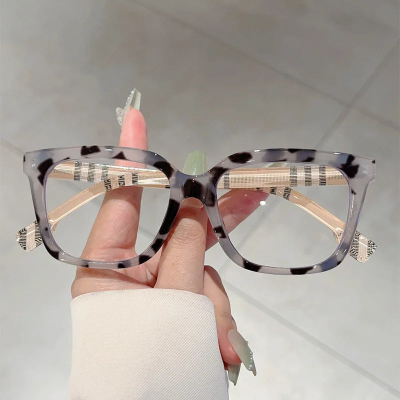 Unisex Business Square Frame Anti Blue Light Glasses - BLAKESTORE-NG