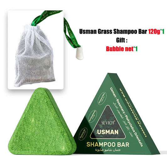 Usman Grass & Platycladus Herbal Shampoo Soap - Maison Novaire
