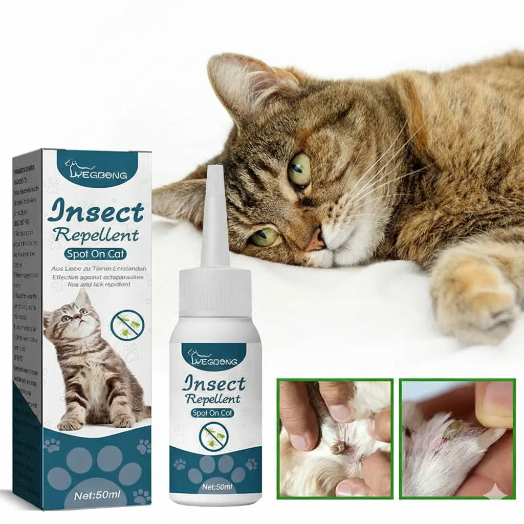 1/3/5pc Pet Flea Killer Drops – Anti-Flea, Tick & Mite Treatment - BLAKESTORE-NG