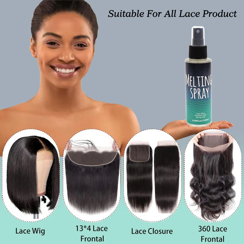 120Ml Lace Melting Spray invincible lace glue.120ml - Maison Novaire #