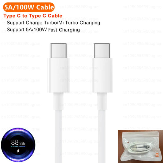 120W 6A Usb Type C Cable Turbo Fast Charger Cord. Maison Novaire