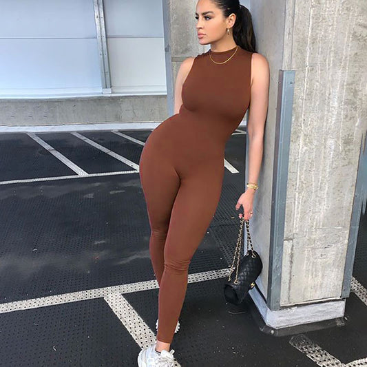 Sexy Skinny Sleeveless Jumpsuit