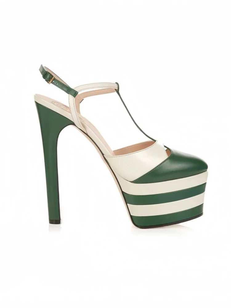 16cm High Heel Sandals | Sexy Nightclub Runway Party Shoes - Maison Novaire #