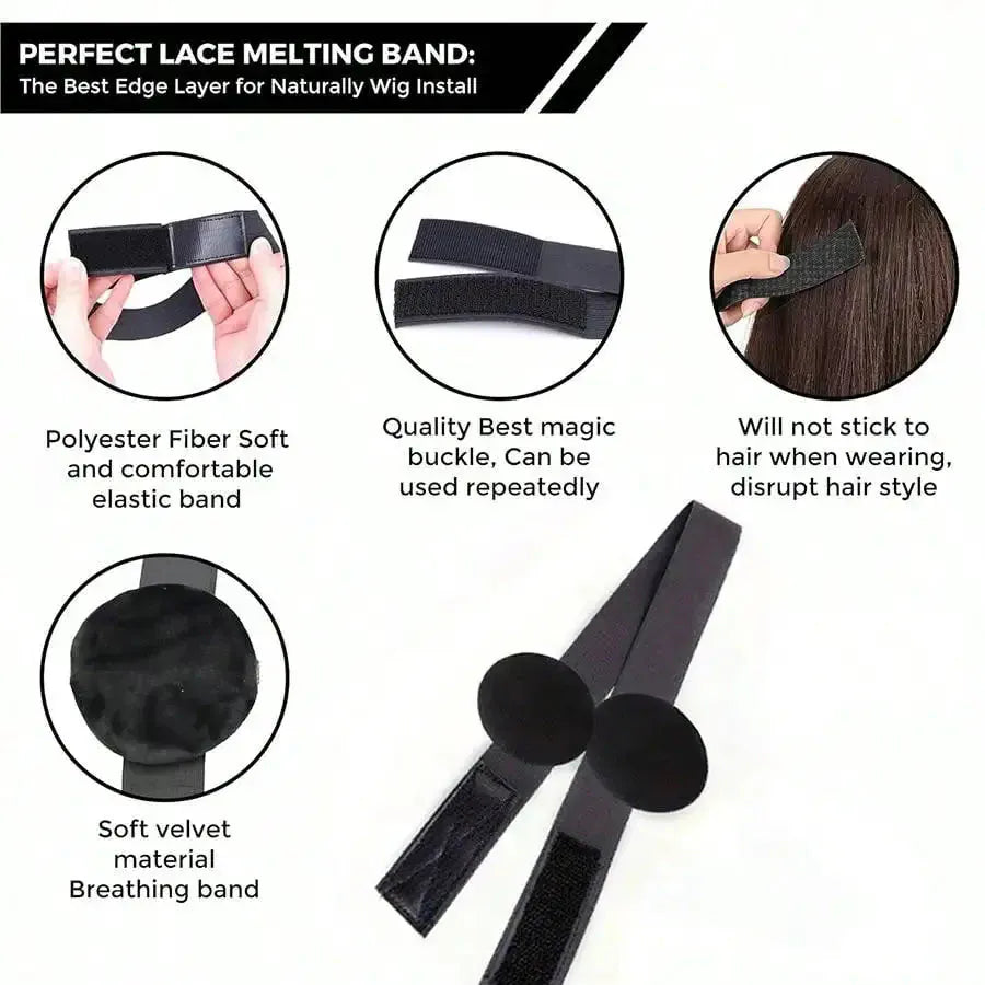 1Pc Edge Melt Band With Ear Protector Hair Band - BLAKESTORE-NG