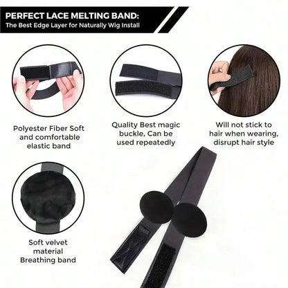 1Pc Edge Melt Band With Ear Protector Hair Band - BLAKESTORE-NG
