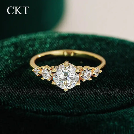 1ct VVS Moissanite French Luxury Ring - Maison Novaire #