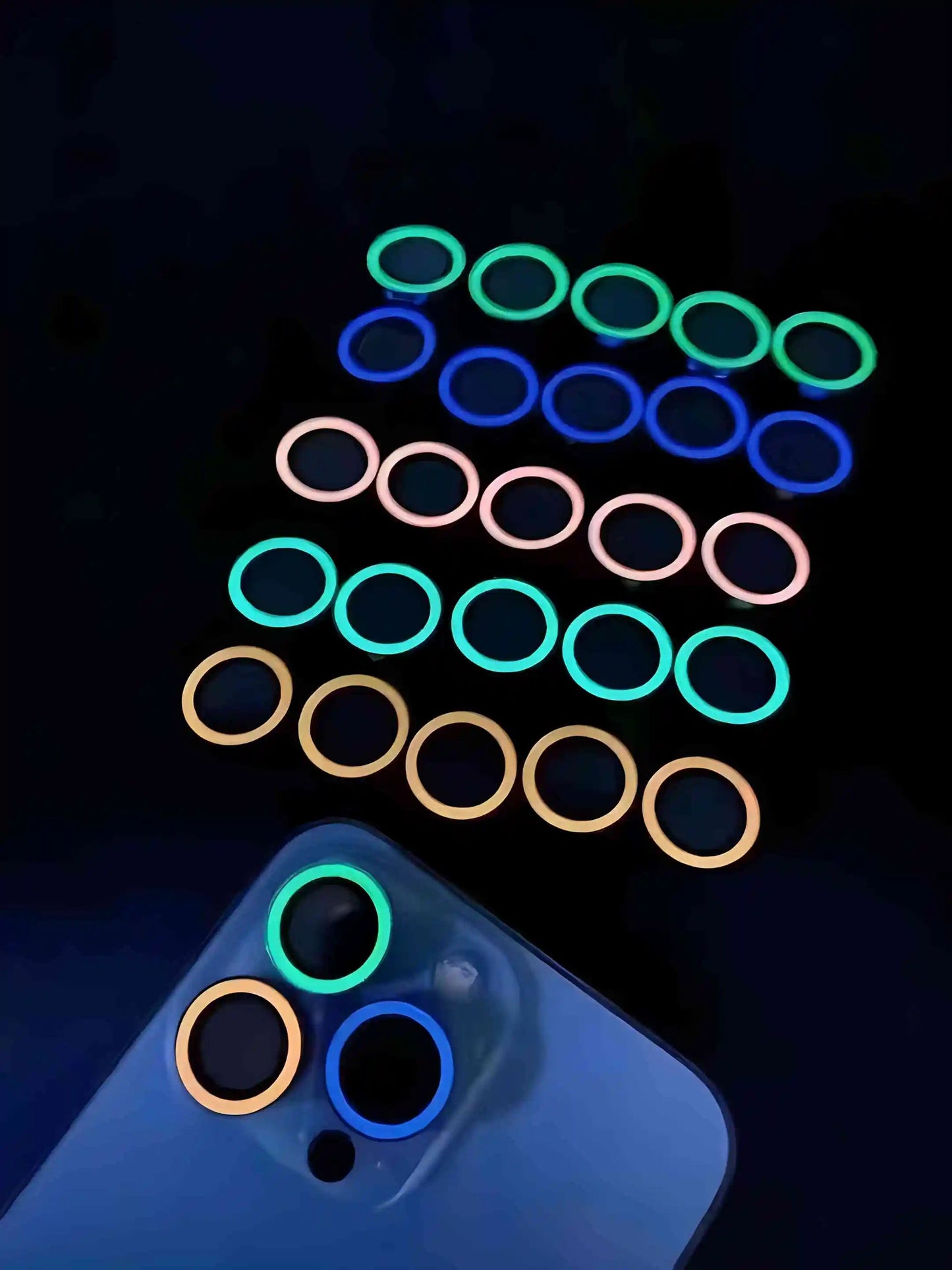 2-3Pcs Luminous Ceramic Camera Protector Film For IPhone. - Maison Novaire #