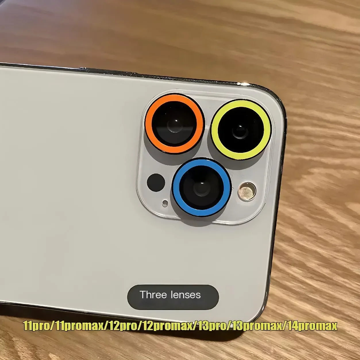 2-3Pcs Luminous Ceramic Camera Protector Film For IPhone. - Maison Novaire #