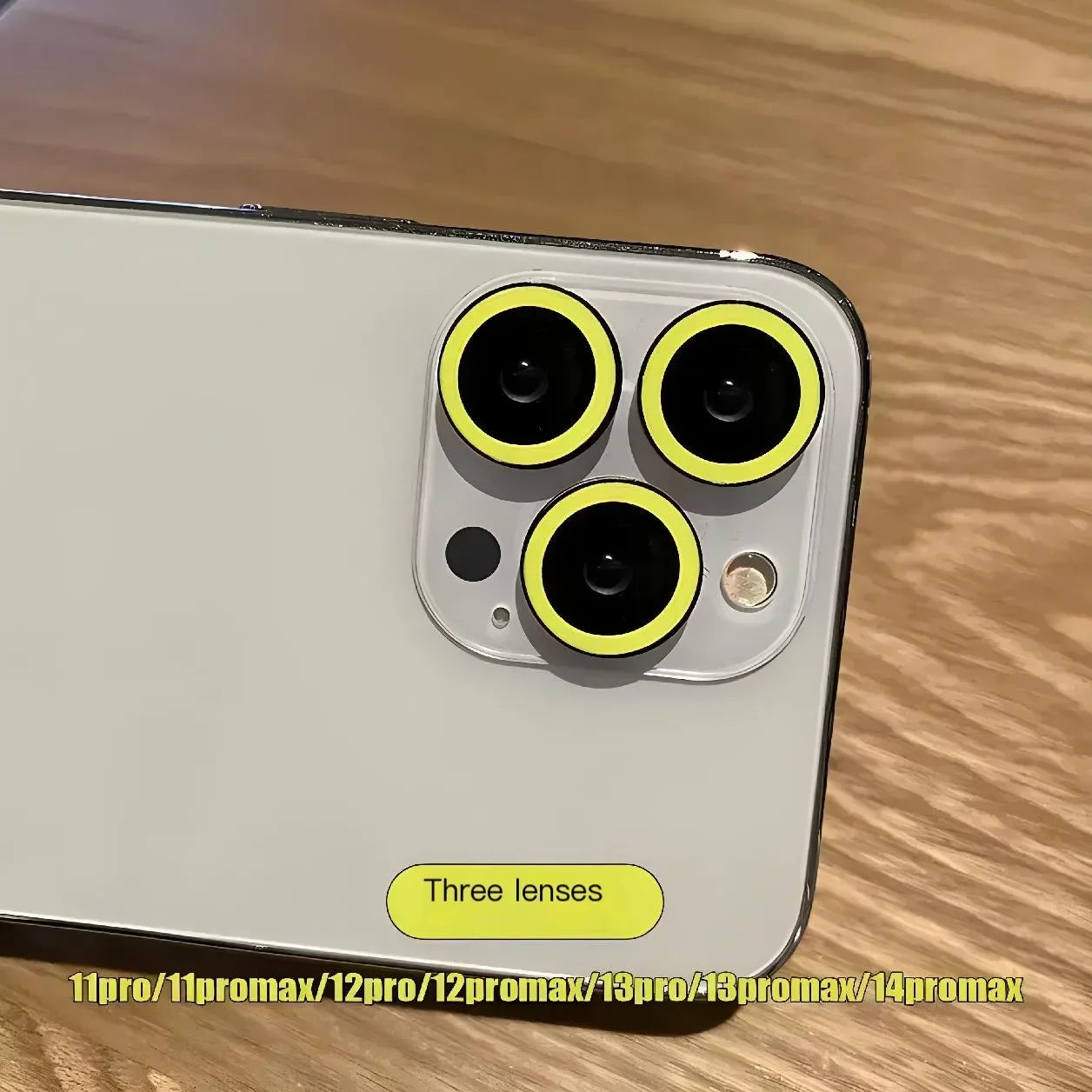 2-3Pcs Luminous Ceramic Camera Protector Film For IPhone. - Maison Novaire #