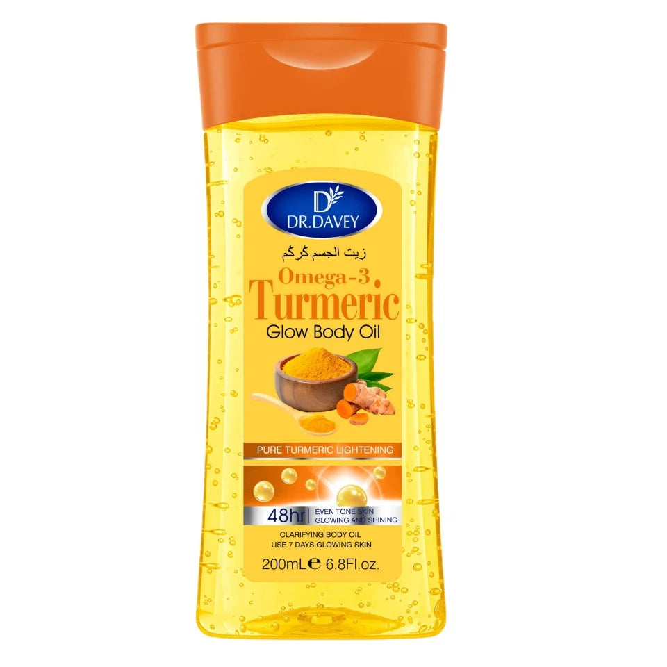 200ml Turmeric Omega-3 Glow Body Oil – Radiant Skin Nourishment - BLAKESTORE-NG