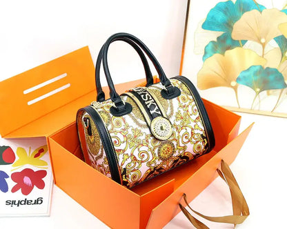 2026 Geometric Pattern Tote | Women's Large-Capacity Pillow Bag - Maison Novaire #