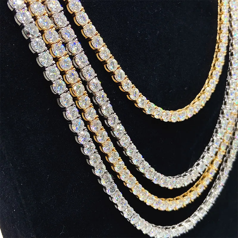 2026 Unisex Moissanite Tennis Chain Bracelet
