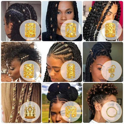 220pcs Dreadlock Hair Rings. - BLAKESTORE-NG