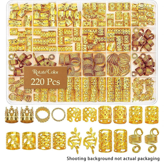 220pcs Dreadlock Hair Rings. - Maison Novaire #