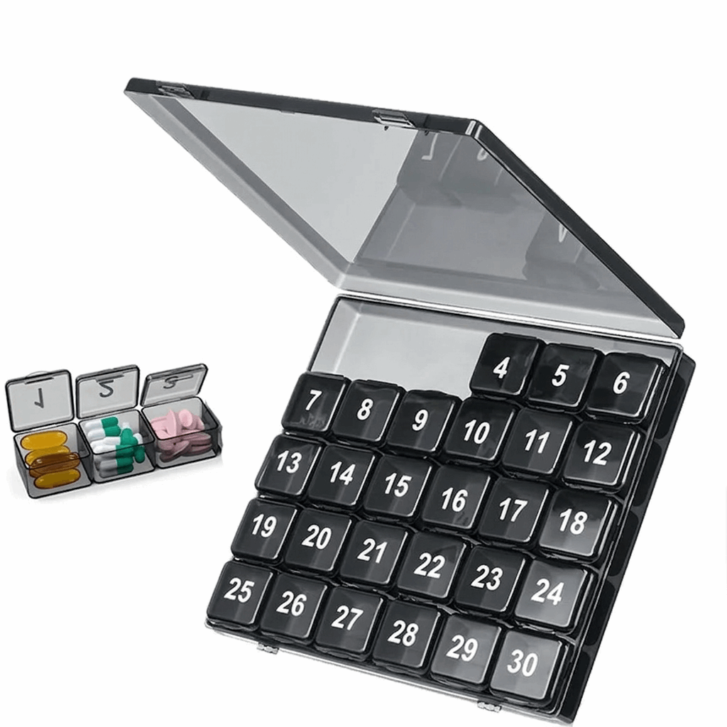 30-Day Monthly Pill Organizer Case - Maison Novaire