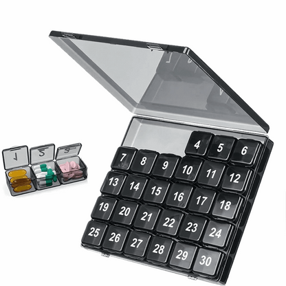 30-Day Monthly Pill Organizer Case - Maison Novaire