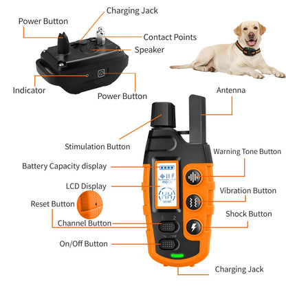 3300Ft Electric Dog Training Collar Remote Control. - Maison Novaire #