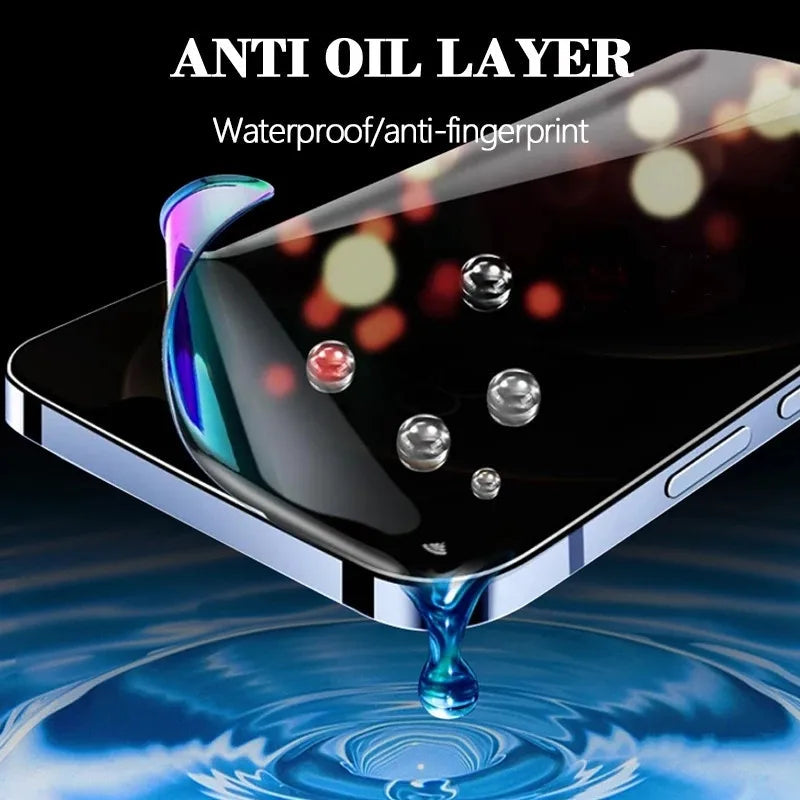 3Pcs Anti-Spy Hydrogel Film iPhone 16 15 14 13 12 11 Pro Max. - Maison Novaire