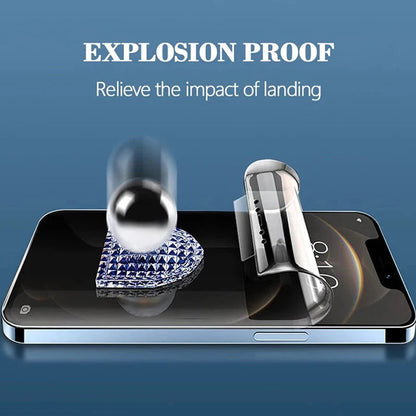 3Pcs Anti-Spy Hydrogel Film iPhone 16 15 14 13 12 11 Pro Max. - Maison Novaire