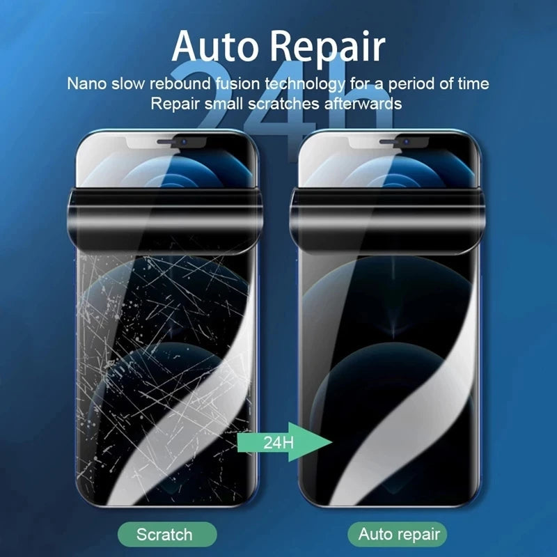 3Pcs Anti-Spy Hydrogel Film iPhone 16 15 14 13 12 11 Pro Max. - Maison Novaire