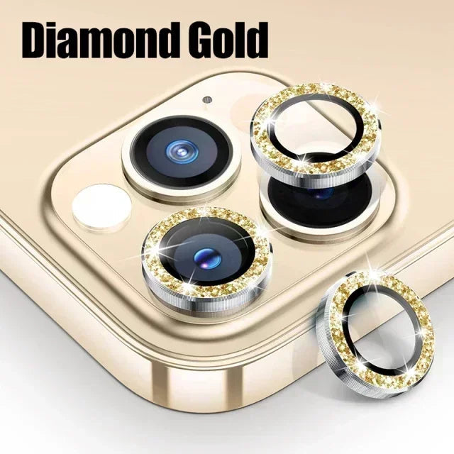3Pcs Metal Lens Protector Glass for IPhone. - Maison Novaire