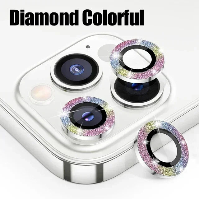 3Pcs Metal Lens Protector Glass for IPhone. - Maison Novaire