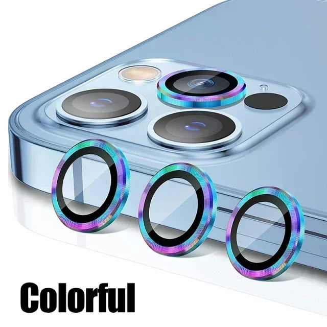 3Pcs Metal Lens Protector Glass for IPhone. - Maison Novaire