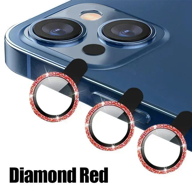3Pcs Metal Lens Protector Glass for IPhone. - Maison Novaire