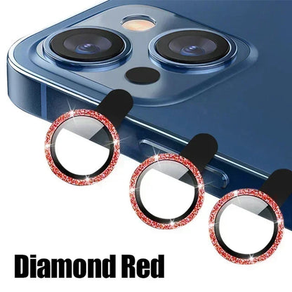 3Pcs Metal Lens Protector Glass for IPhone. - Maison Novaire
