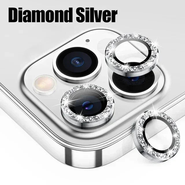 3Pcs Metal Lens Protector Glass for IPhone. - Maison Novaire