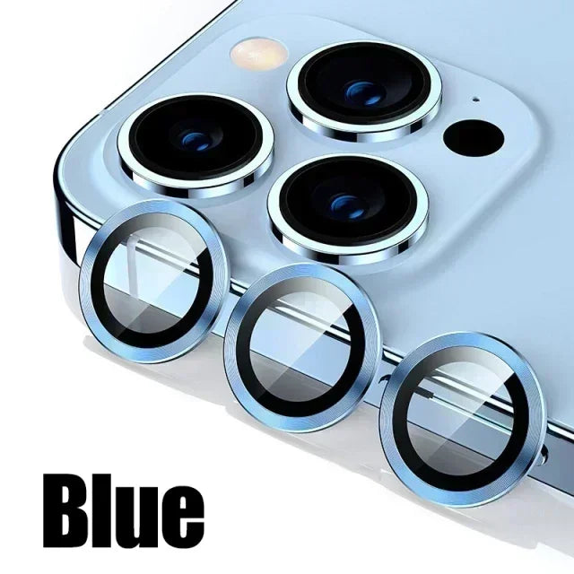 3Pcs Metal Lens Protector Glass for IPhone. - Maison Novaire